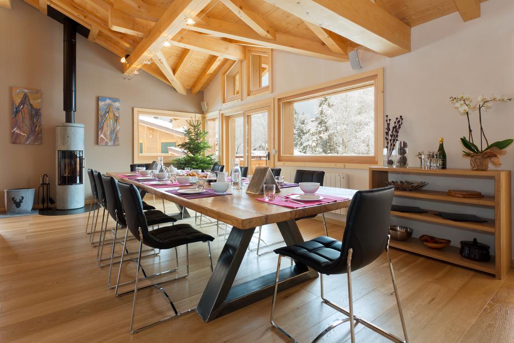 Chalet Isabelle Mountain Lodge 5 Star 5 Bedroom En Suite Sauna Jacuzzi Шамони Экстерьер фото