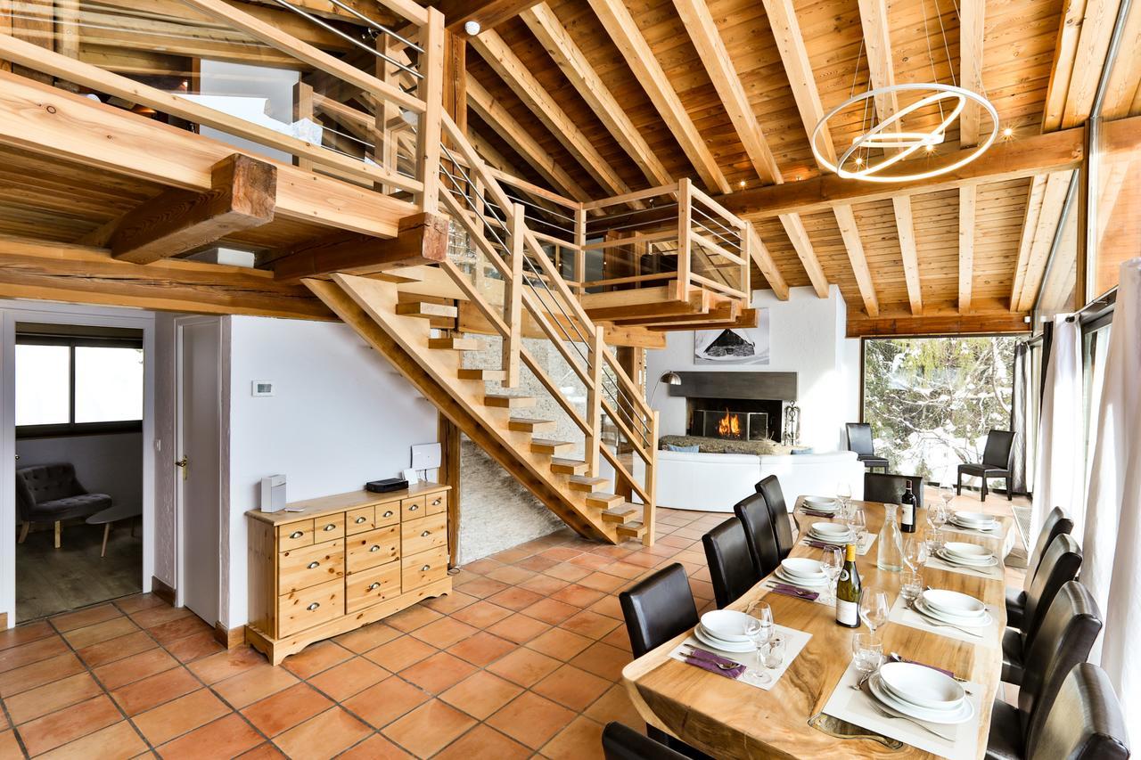 Chalet Isabelle Mountain Lodge 5 Star 5 Bedroom En Suite Sauna Jacuzzi Шамони Экстерьер фото