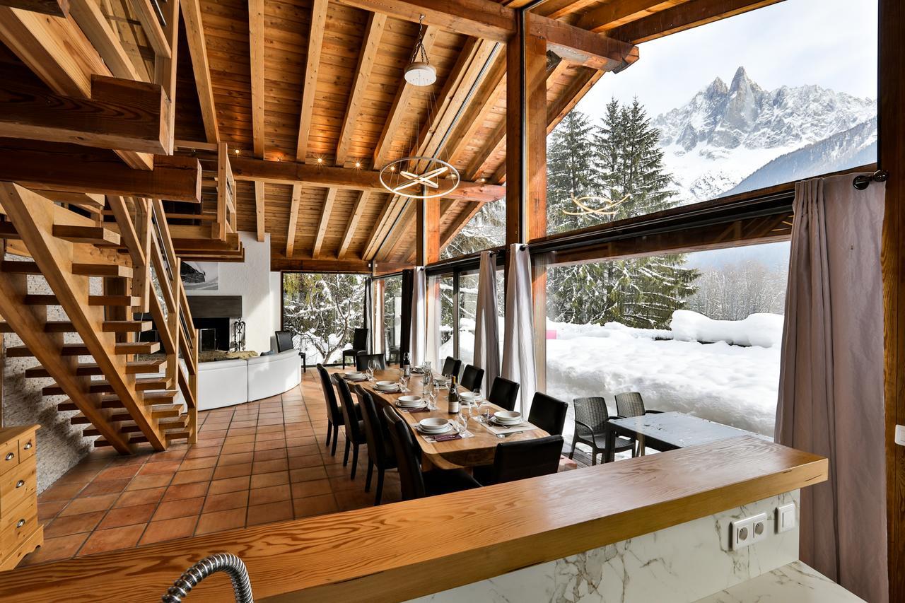 Chalet Isabelle Mountain Lodge 5 Star 5 Bedroom En Suite Sauna Jacuzzi Шамони Экстерьер фото